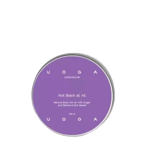 Not Black at all – Scrub de corp cu extract de coacăze negre, 200ml | Uoga Uoga