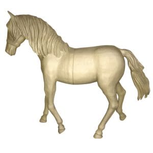 Cal pentru decorat prin tehnica decopatch – 60 cm