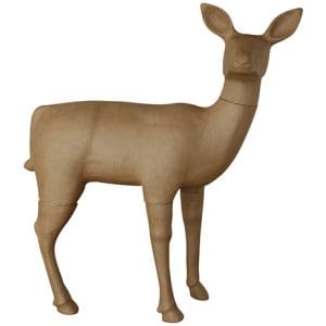 Obiect pentru decorat prin tehnica decopatch – Căprioară (102 cm)