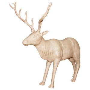 Obiect pentru decorat prin tehnica decopatch – Ren, 136 cm
