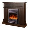Art Flame Semineu Sherlock& Meridian De sine statator Alb/Negru din PAL/MDF 850*1300*330