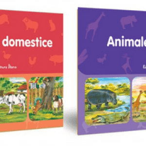 Pachet 2 mape Animale domestice și Animale sălbatice