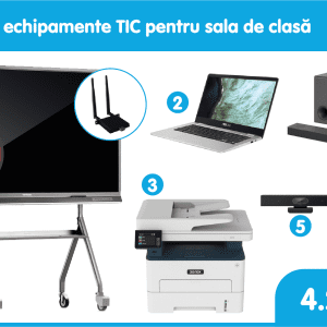 Pachet echipamente TIC pentru sala de clasă