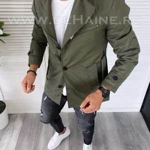 Palton barbati kaki B7128 P20-5.2
