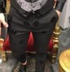 Pantaloni barbati eleganti negri B5728 H5 H6-4*