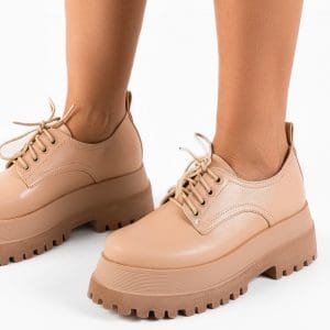 Pantofi Casual Giova Bej