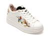 Pantofi ALDO alb-negru, D100SNEAKER122, din piele ecologica