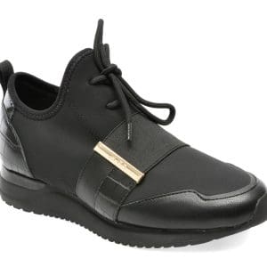 Pantofi ALDO negri, VIPERA001, din material textil