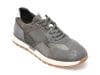 Pantofi AXXELLL gri, TRL5008, din piele intoarsa