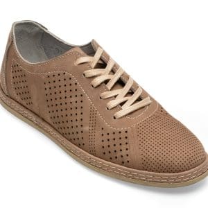 Pantofi BRAVELLI gri, 44034, din nabuc