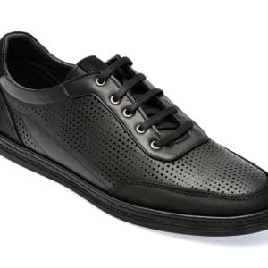 Pantofi BRAVELLI negri, 91801, din piele naturala