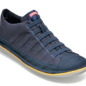 Pantofi CAMPER bleumarin, 36791, din material textil si piele intoarsa