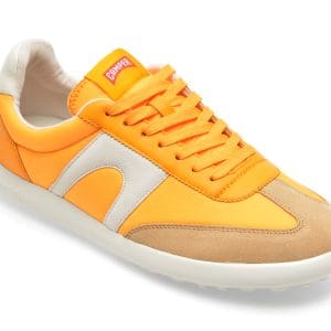 Pantofi CAMPER galbeni, K100545, din material textil