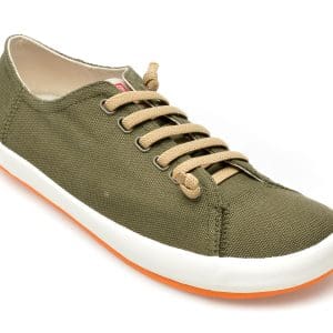 Pantofi CAMPER kaki, 18869, din material textil