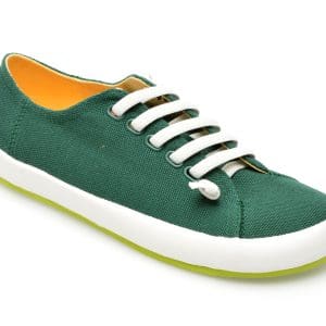 Pantofi CAMPER verzi, 21897, din material textil