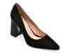 Pantofi EPICA negri, QV30007, din piele intoarsa