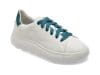 Pantofi GEOX albi, D35TCB, din piele naturala