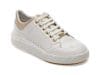 Pantofi GEOX albi, D36QFA, din piele naturala