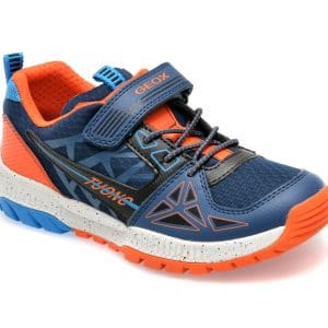 Pantofi GEOX bleumarin, J35AXA, din piele ecologica
