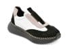 Pantofi GRYXX alb-negru, 252522, din piele naturala