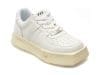 Pantofi GRYXX albi, 8205, din piele naturala