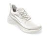 Pantofi GRYXX albi, P2411, din material textil