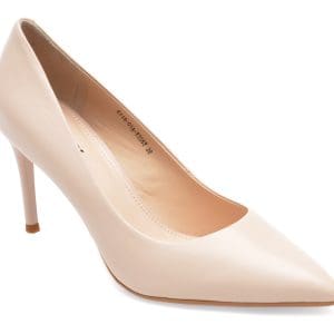Pantofi GRYXX bej, E10801A, din piele naturala