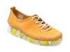 Pantofi GRYXX galbeni, 9438, din piele naturala