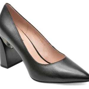 Pantofi GRYXX negri, 22A445, din piele naturala