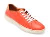 Pantofi GRYXX portocalii, V10035, din piele naturala