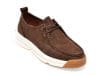 Pantofi OTTER maro, 7006, din nabuc