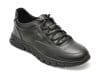 Pantofi OTTER negri, 91243, din piele naturala