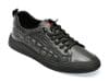 Pantofi OTTER negri, E195, din piele naturala