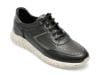 Pantofi OTTER negri, EF412, din piele naturala