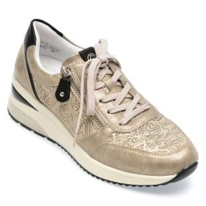 Pantofi REMONTE gri, D2400, din piele ecologica