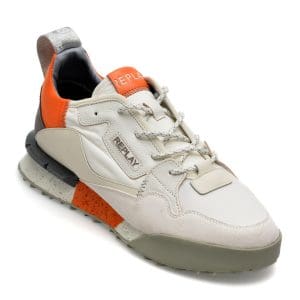 Pantofi REPLAY albi, MS1P28L, din piele naturala