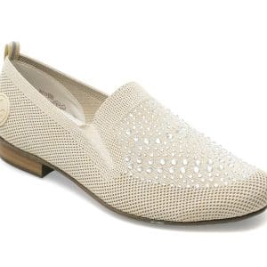 Pantofi RIEKER gri, 51989, din material textil