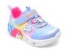 Pantofi SKECHERS albastri, UNICORN CHARMER, din piele ecologica