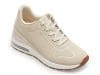 Pantofi SKECHERS albi, MILLION AIR, din piele ecologica