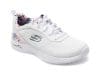 Pantofi SKECHERS albi, SKECH-AIR DYNAMIGHT, din material textil