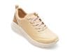 Pantofi SKECHERS bej, BOBS SQUAD CHAOS, din piele ecologica
