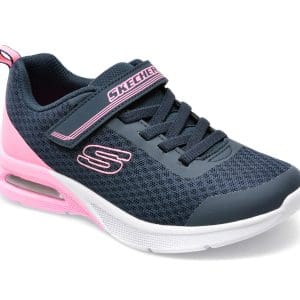 Pantofi SKECHERS bleumarin, MICROSPEC MAX, din material textil