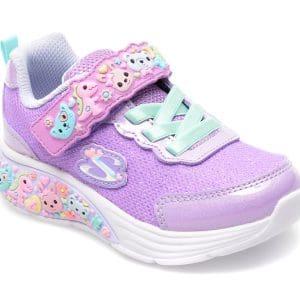 Pantofi SKECHERS mov, MY DREAMERS, din material textil