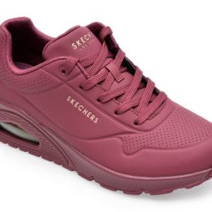 Pantofi SKECHERS mov, UNO, din piele ecologica