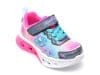 Pantofi SKECHERS multicolor, FLUTTER HEART LIGHTS, din material textil si piele ecologica