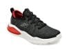 Pantofi SKECHERS negri, AIR CUSHIONING, din material textil