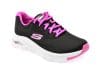Pantofi SKECHERS negri, ARCH FIT, din material textil