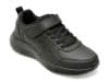 Pantofi SKECHERS negri, BOUNDER-POWER STUDY, din piele ecologica