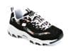 Pantofi SKECHERS negri, D LITES, din piele ecologica