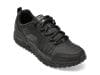 Pantofi SKECHERS negri, ESCAPE PLAN, din material textil